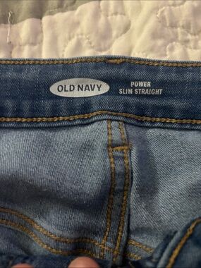 Old Navy Power Slim Straight Women's Jeans - Light Blue